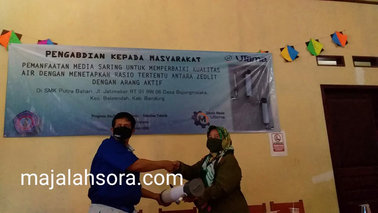 Alat Penjernih Air Keruh Hasil Penelitian Dosen Teknik Mesin Universitas Widyatama Manfaatnya Dirasakan Oleh Masyarakat