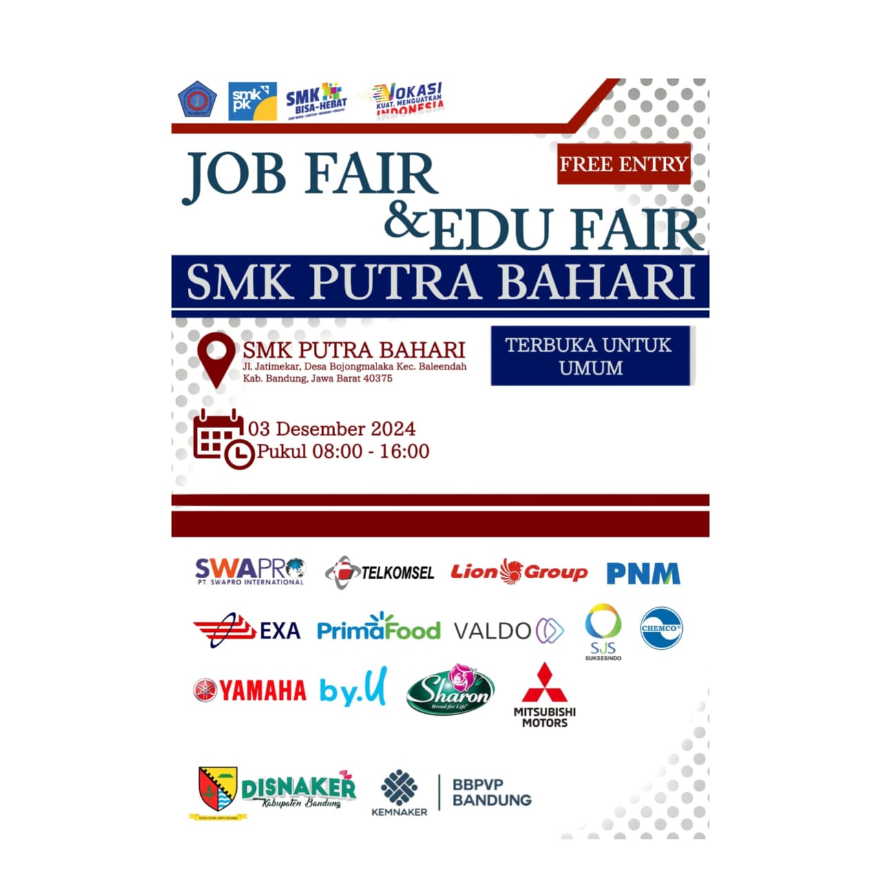 Temukan Pekerjaan Impianmu di Job Fair Regional 2024 dan Edu Fair: Pilihan Tepat untuk Masa Depan Pendidikan Gemilang